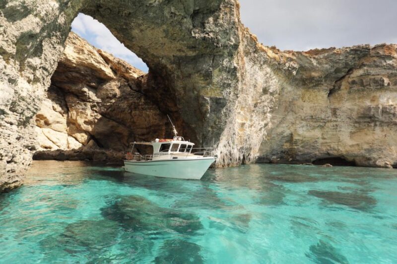 Private Boat Trips,Comino, Blue Lagoon, Crystal Lagoon& Gozo - Inclusions