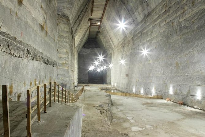 Private Bucharest Muddy Volcanoes and Unirea Salt Mine Tour - Visiting the Unirea Salt Mine