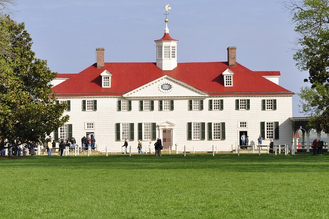 Private Bus Tour of George Washingtons Mount Vernon Estate - Inclusions and Exclusions
