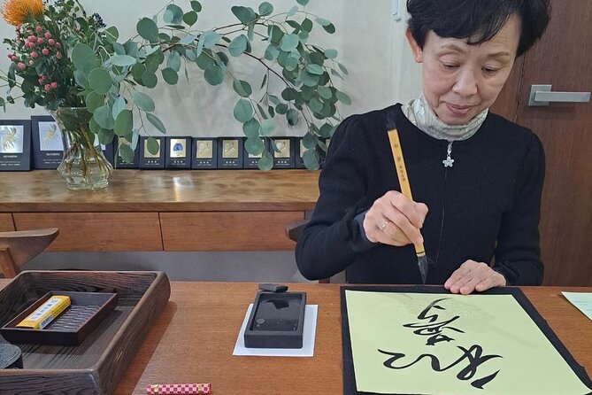 Private Calligraphy Salon in Yokohama - Included Services