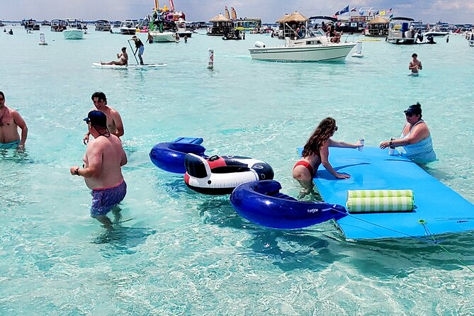 Private Captained Pontoon to Crab Island in Destin 3-6 Hrs. - Accessibility and Participation Details