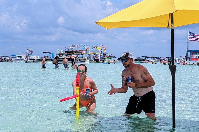 Private Captained Pontoon to Crab Island in Destin 3-6 Hrs. - Bringing Your Own Beverages