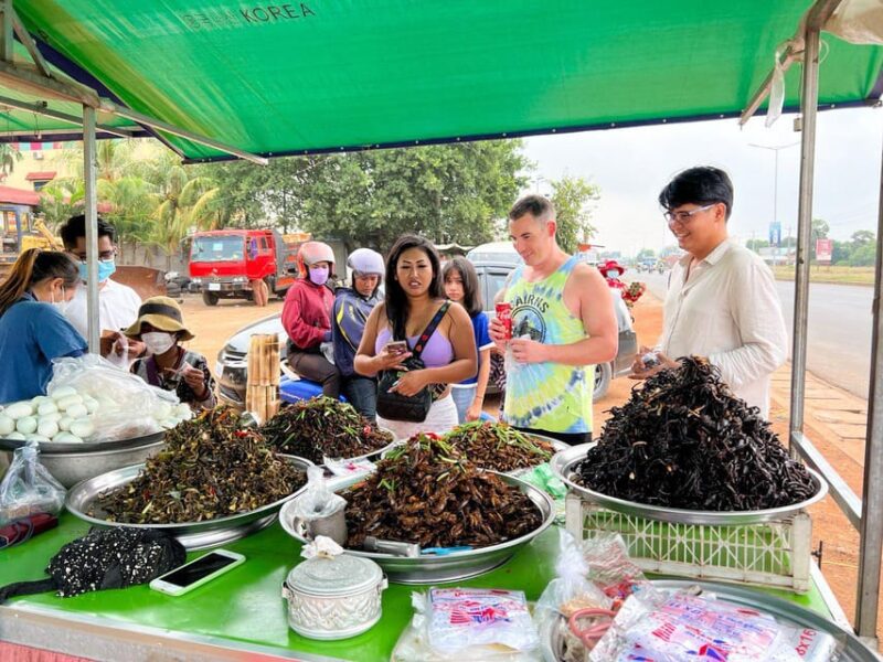Private Car Siem Reap to Phnom Penh With Spider Market Visit - Inclusions and Highlights