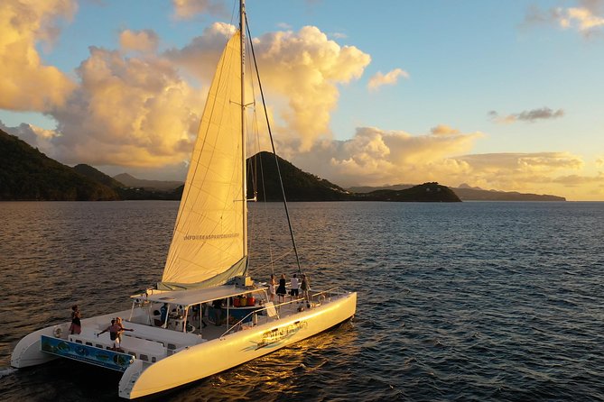 Private Catamaran Sunset Cruise From St Lucia for up to 15 Guests - Catamaran Vessel and Capacity