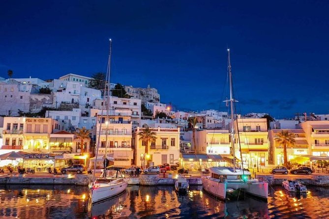 Private Catamaran Trip From Naxos to Paros and Panteronisia - Onboard Amenities and Refreshments