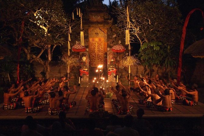 Private Chartered Car to Bali Temples With Kecak Fire Dance - Duration and Itinerary