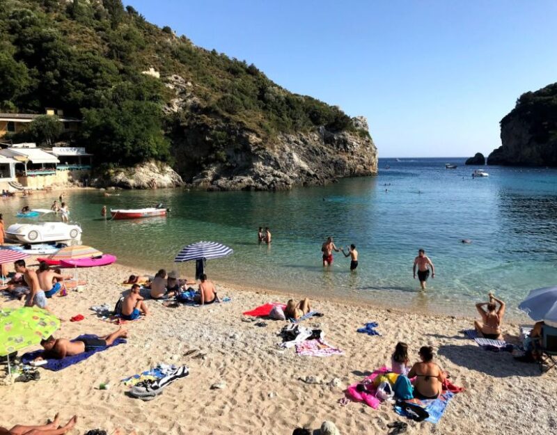 Private Corfu Beaches Tour: Paleokastritsa & Glyfada - Paleokastritsa Beach