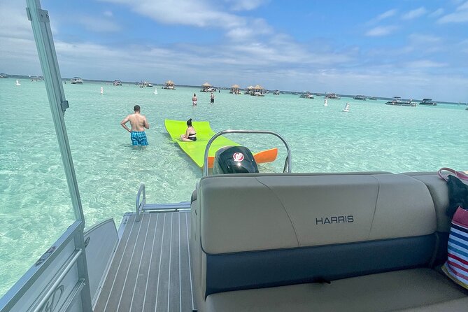 Private Crab Island Pontoon Charter With Inflatables - Choosing the Meeting Point