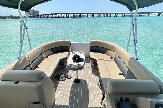 Private Crab Island Pontoon Charter With Inflatables - Accessibility and Additional Details