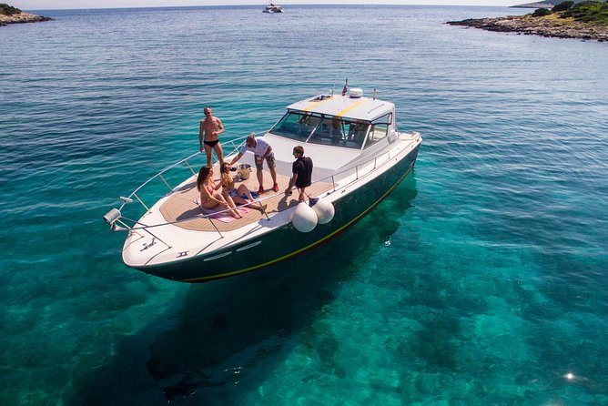 Private Custom Blue & Green Cave Tour With Yacht From Hvar Town - Relaxing on Budikovac Island