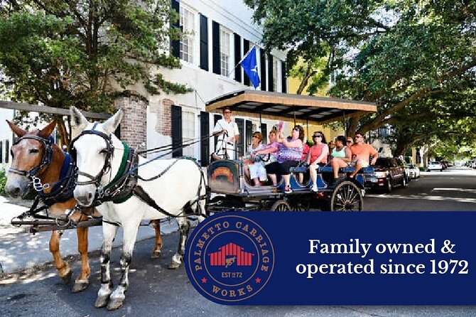 Private Daytime or Evening Horse-Drawn Carriage Tour of Historic Charleston - Group Size and Capacity