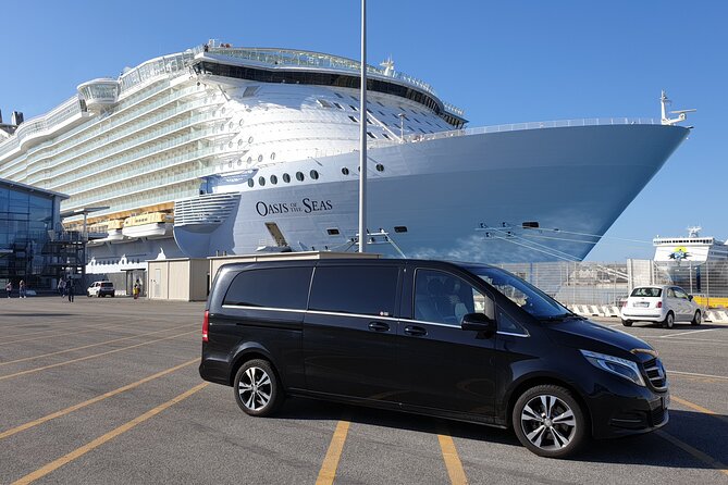 Private Daytour of Rome From Civitavecchia Port Van Mercedes V - Pickup Details