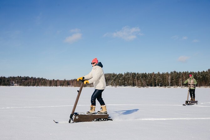 Private Driving Snow Scooters Experience in Finland - Eco-Friendly Snow Scooters