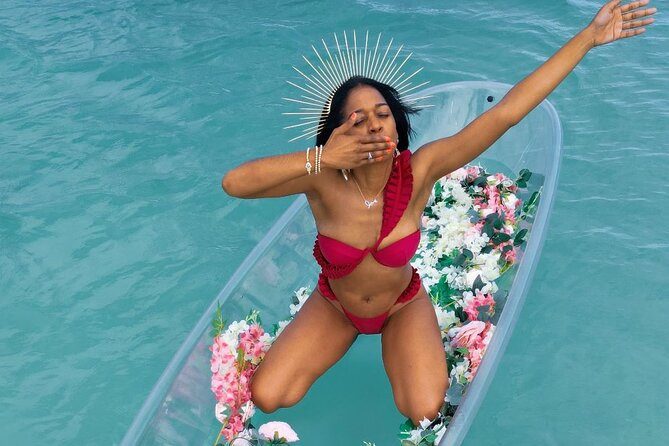Private-Drone Photo Shoot & Video in a Clear Kayak With Transport - Included Transportation and Amenities