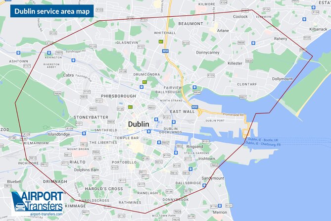 Private Dublin Arrival Transfer - Airport to Hotel / Accommodation - Drop-off Information