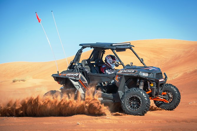 Private Dune Buggy Adventure With Sand Boarding and Refreshments From Dubai - Dune Buggy Adventure Highlights