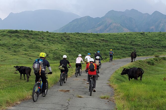 Private E-Mtb Guided Cycling Around Mt. Aso Volcano & Grasslands - Fitness Level