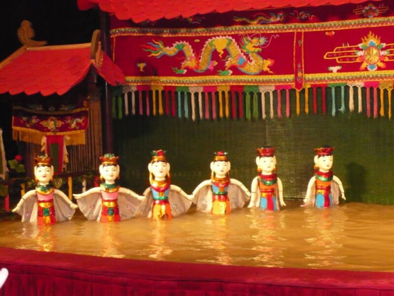 Private Evening Cyclo Tour With Water Puppet Show - Key Points
