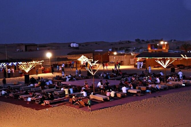 Private Evening Desert Safari BBQ Dinner & Camel Ride & Live Show - Pickup and Timing