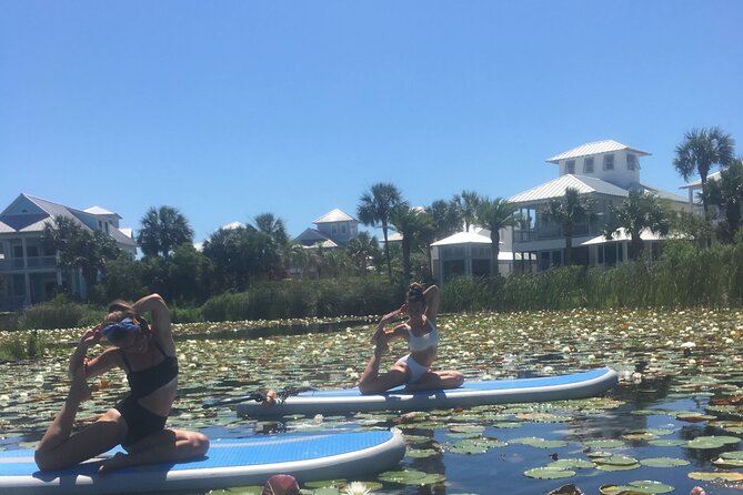 Private Floating Yoga With Coach in Panama City Florida - Meditation Finale on Water