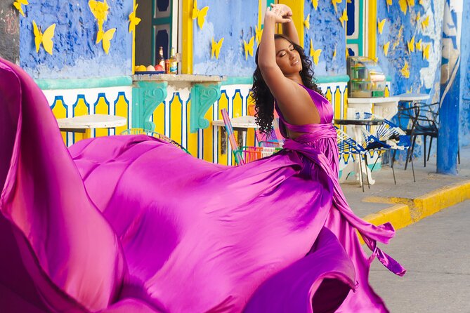 Private Flying Dress Photoshoot in Cartagena - Key Points
