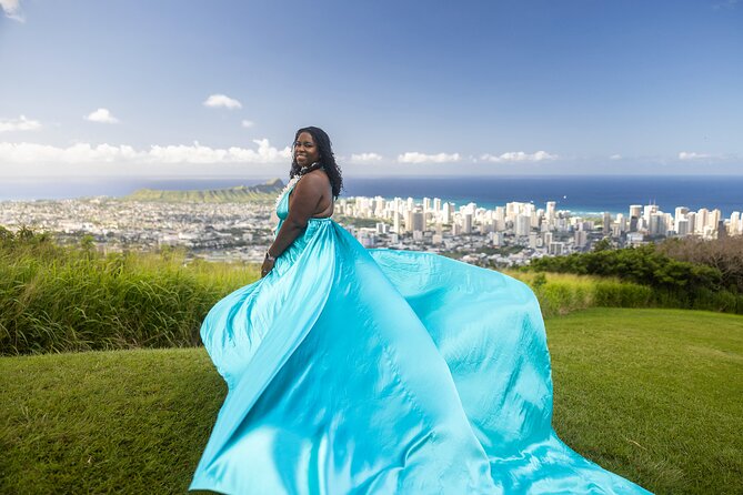 Private Flying Dress Photoshoot With A View - Dress Selection and Colors