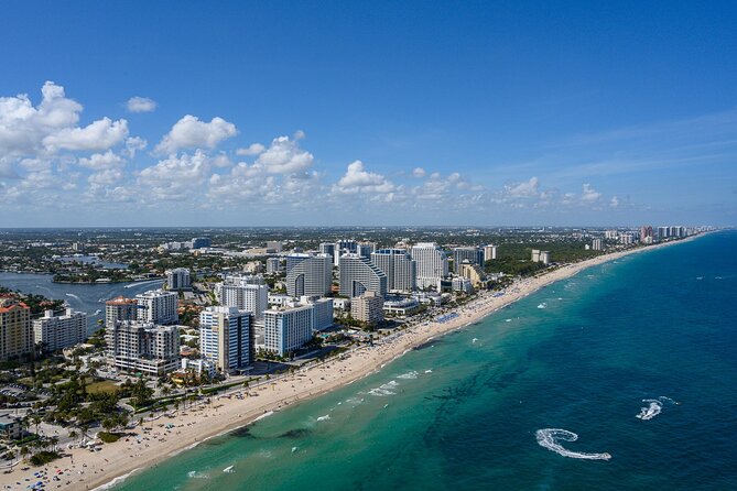 Private Ft Lauderdale-Hard Rock Guitar-Miami Beach Helicopter - Helicopter Departure