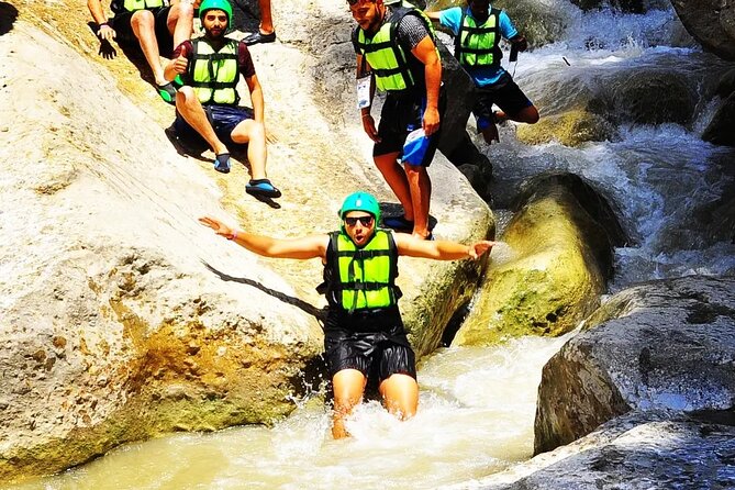 Private Full-Day Canyoning, Rafting, and Zipline in Antalya - Canyoning Highlights