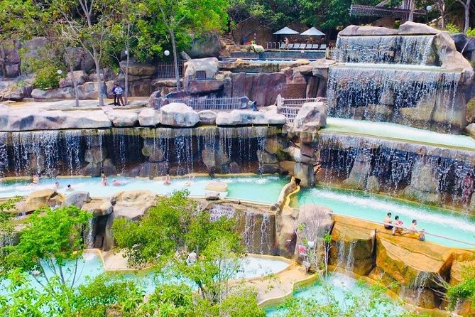 Private Full Day Explore Jumping Cliff Waterfall and Relax At Hot Spring Center - Key Points