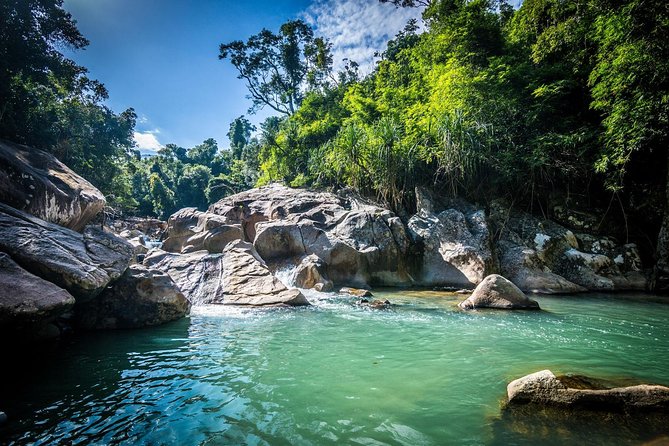 Private Full Day Explore Jumping Cliff Waterfall and Relax At Hot Spring Center - Included in the Tour