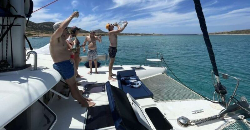 Private Full Day Paros Catamaran Cruise - Booking and Cancellation