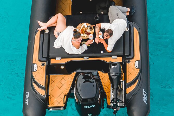 Private Full Day Tour Luxury Speedboat Naxos South Beaches - Itinerary and Stops