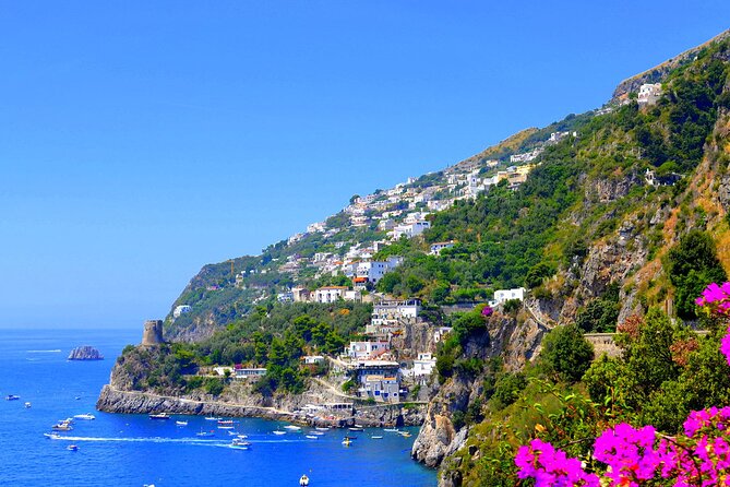 Private Full Day Tour to Pompeii and Amalfi Coast From Rome in Fast Train - Duration and Languages