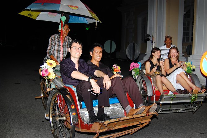 Private George Town by Night With Food Tasting and Trishaw Ride - Key Points