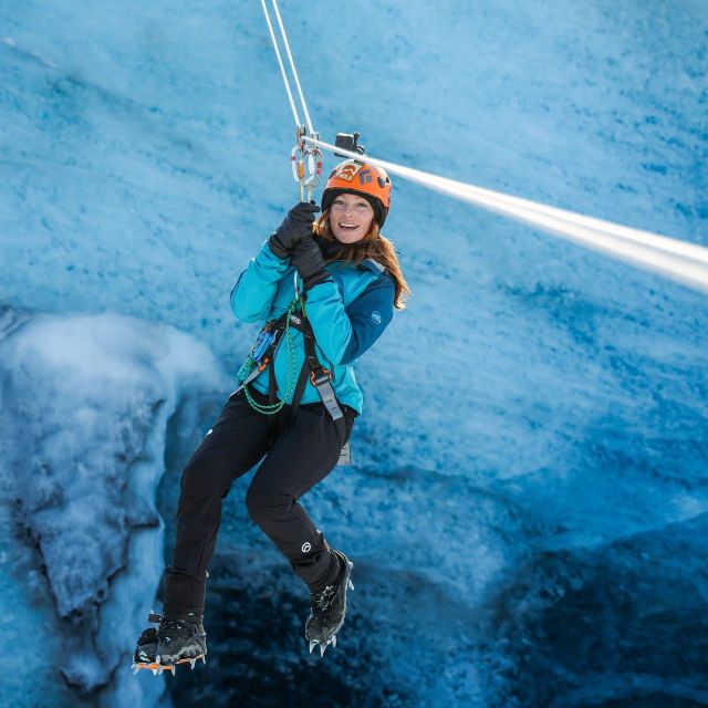 Private Glacier Zip Line + Glacier Adventure - Hiking and Physical Activity