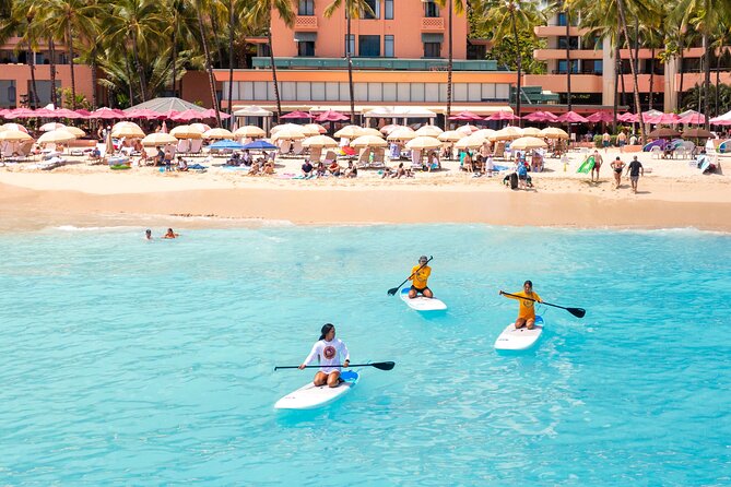 Private Group SUP Trio by Waikiki Beachboys at the Royal - Waikiki Beachboys SUP Experience