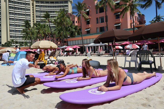 Private Group Surf Duo by Waikiki Beachboys at the Royal - Included Services