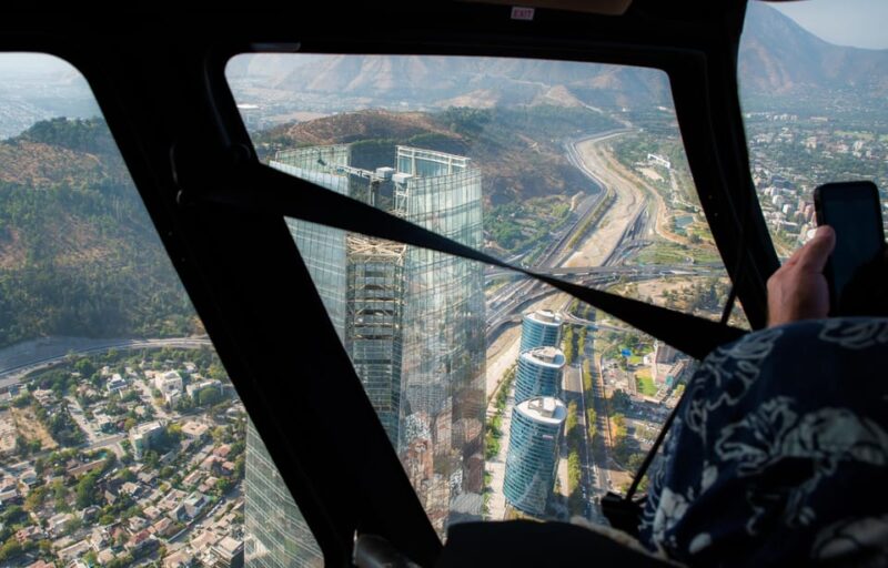 Private Helicopter Tour Above Santiago With Hotel Transport - Inclusions