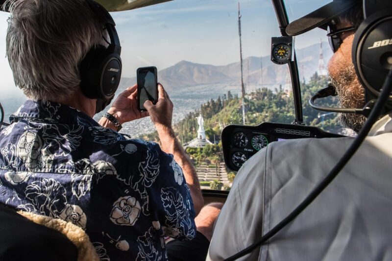 Private Helicopter Tour Above Santiago With Hotel Transport - Important Information