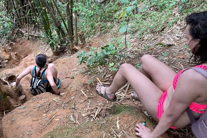 Private Hike in the Rainforest to Waterslides - Meeting and Pickup