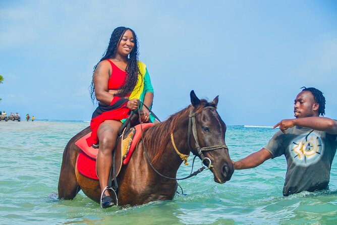 Private Horseback Ride, Swim in Blue Hole and Secret Falls - Refreshing Dip in the Secret Falls