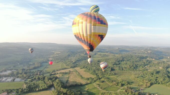 Private Hot Air Balloon, Pienza, Montalcino, Val Dorcia - Floating Over Valleys and Vineyards