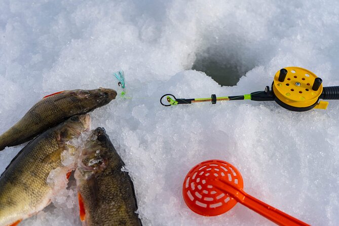 PRIVATE Ice Fishing Snow Scooters Lunch in a Glass Igloo - Booking and Confirmation Details