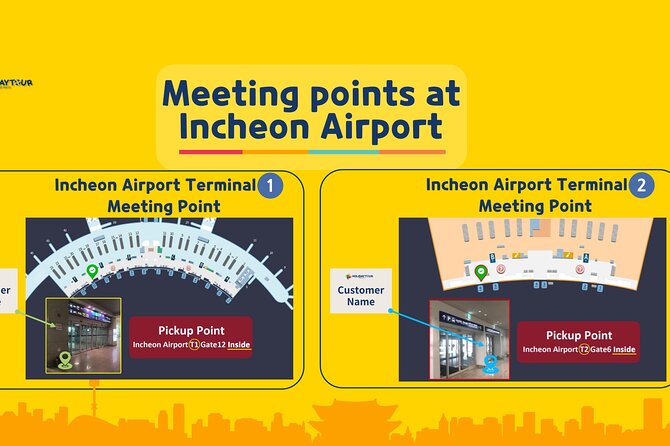 Private Incheon International Airport Pick Up (ICN) Service - Booking and Cancellation