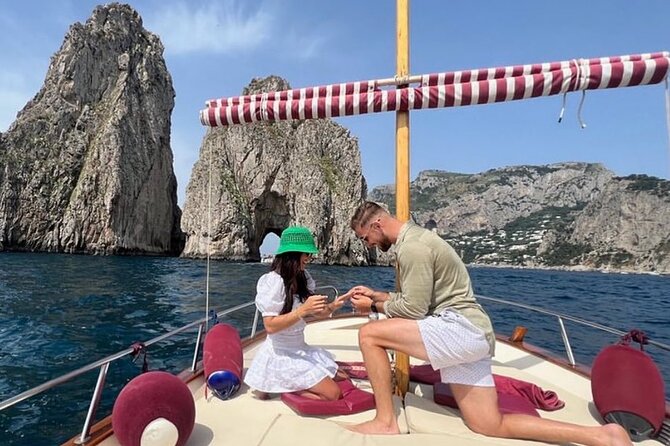 Private Island of Capri Boat Tour for Couples - Learning Island History From Local Sailor