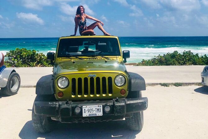 Private Jeep & Polaris RZR: San Gervasio Mayan Ruins & Snorkeling - Private Transportation and Tour Logistics