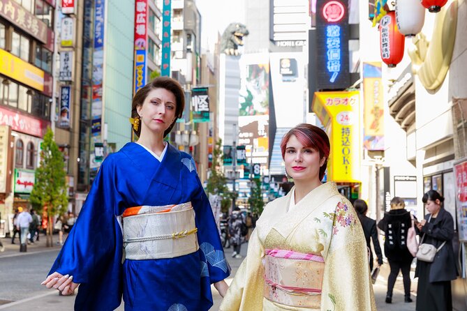 Private Kimono Cultural and Historical Walk in Kabukicho - Included in the Experience