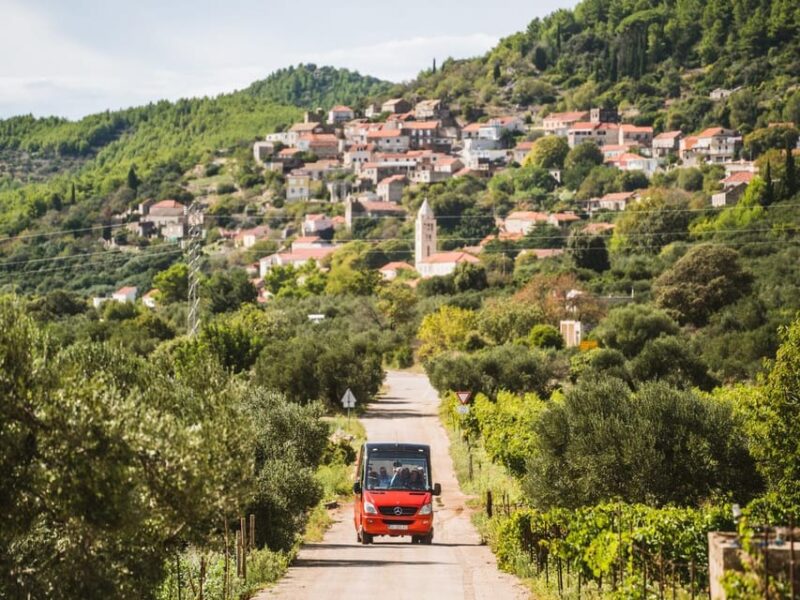 Private Korčula Island: Wine & Sightseeing Tour - Pickup and Drop-off Information