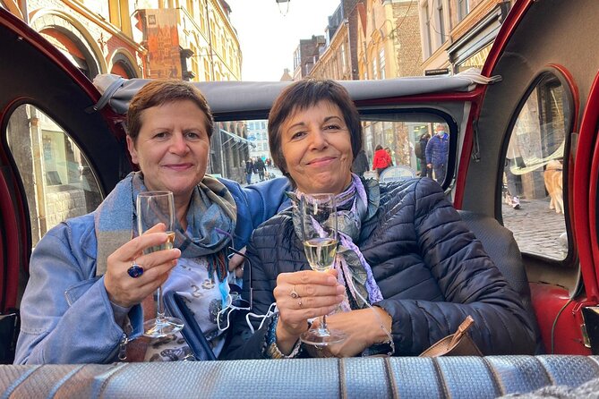 Private Lille Tour by Classic Convertible 2CV With Champagne - Meeting and Transportation