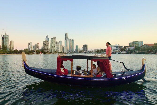 Private, luxury Gold Coast Gondola cruise with cheese & wine - A Romantic Spin on the Gold Coast: Private Gondola Cruise with Cheese & Wine